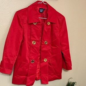 Sharon Young Vibrant Red Jacket
